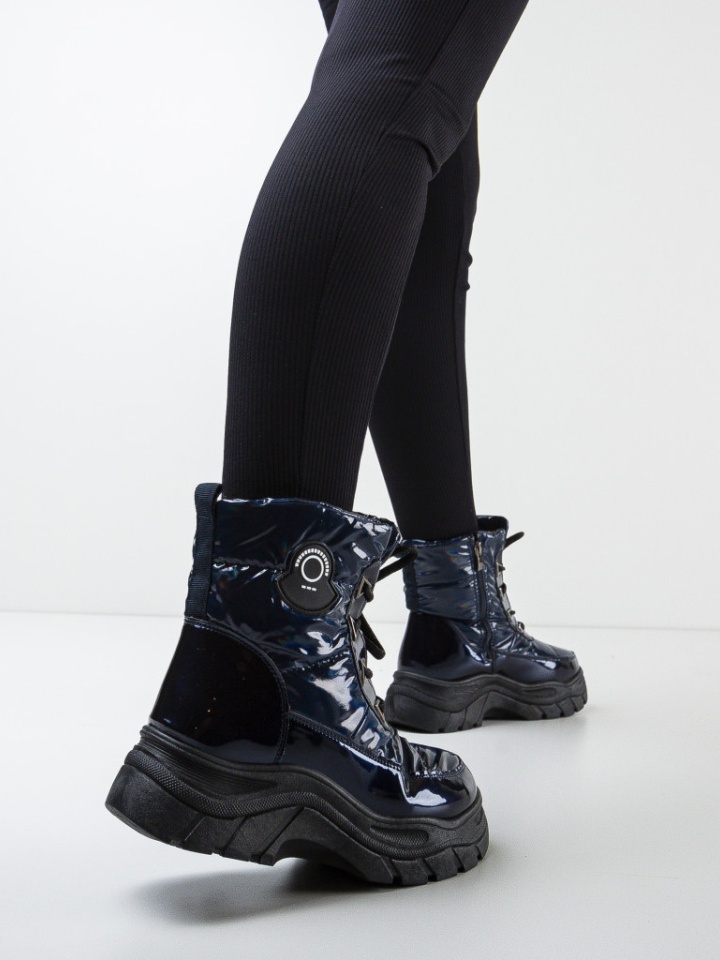 Tronchetti da donna Blu navy Ubija - Img 2