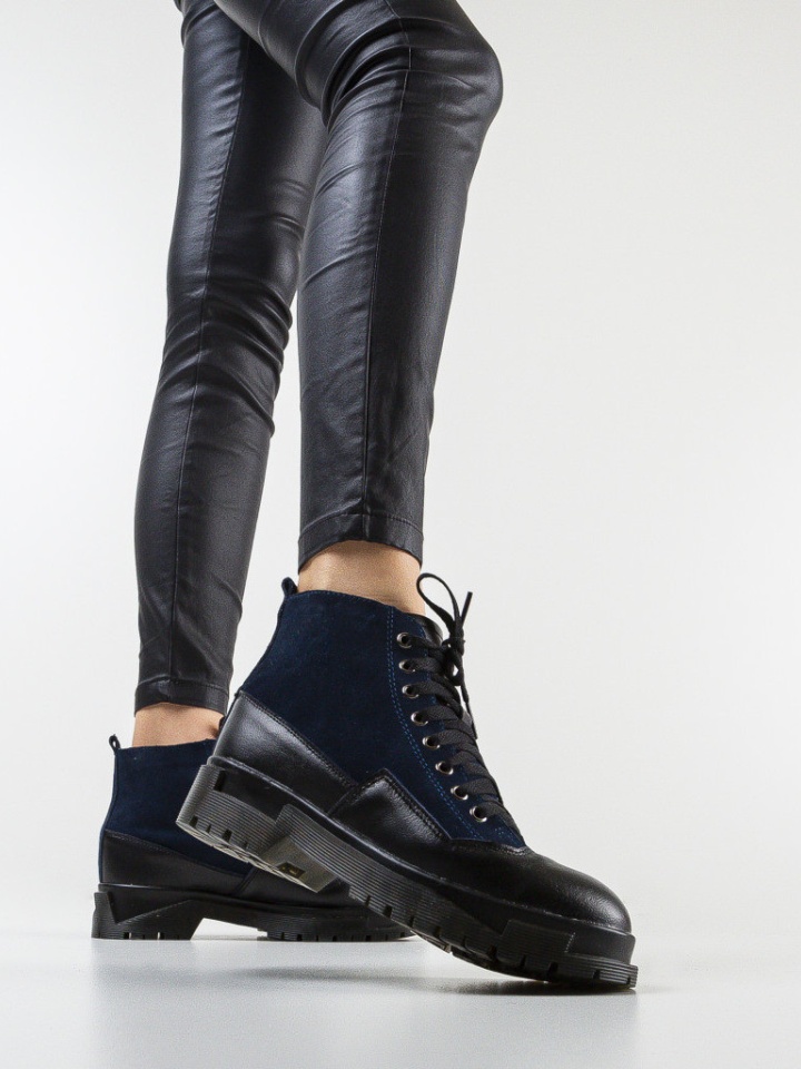 Tronchetti da donna Blu navy Yugu - Img 1