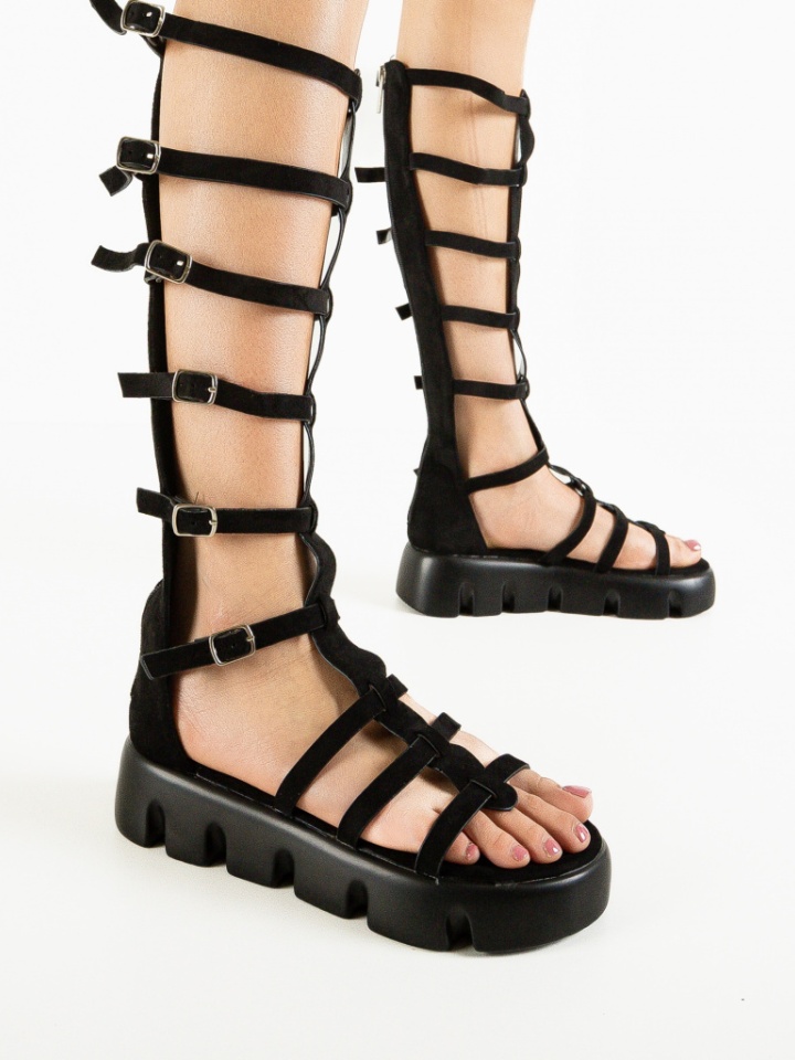 Sandali Neri Gladiator - Img 2