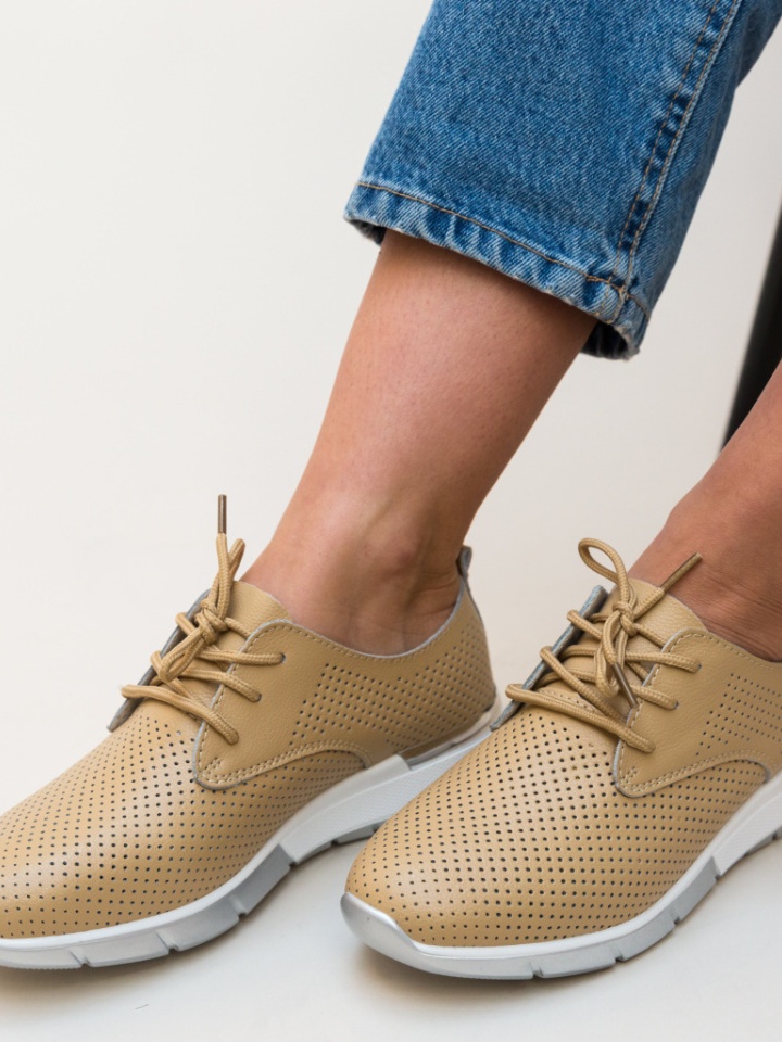 Scarpe casual Beige Albert - Img 3