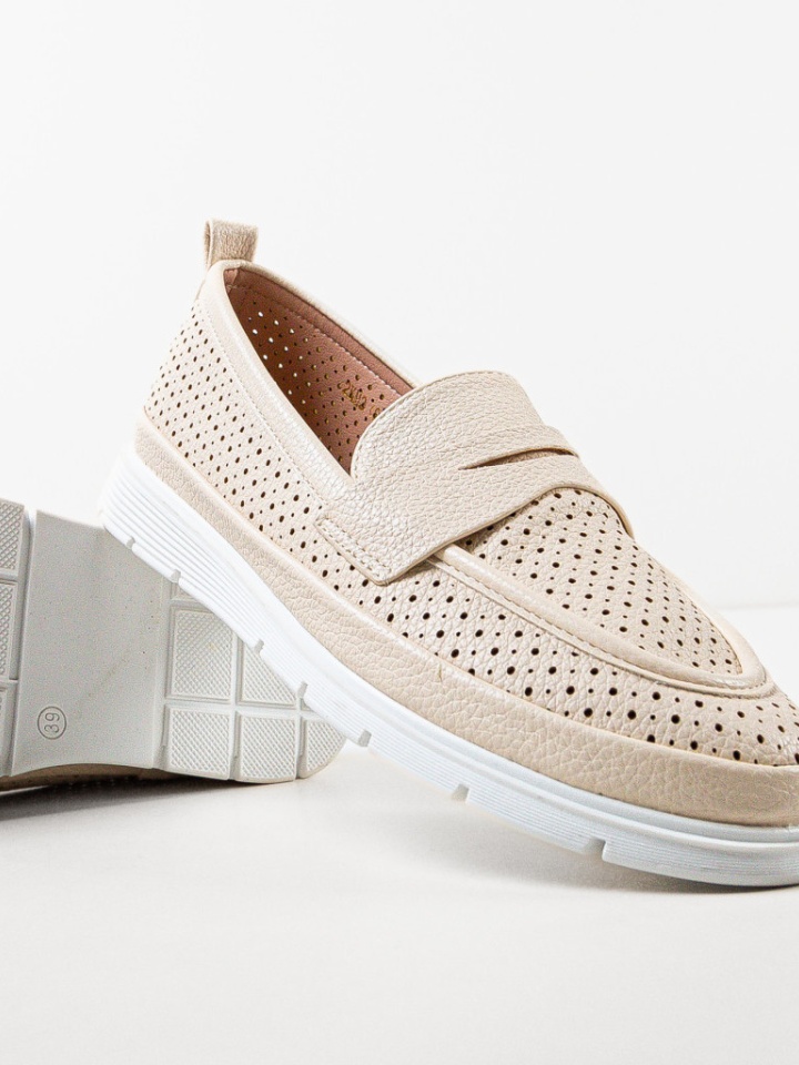 Scarpe casual Beige Amina - Img 6