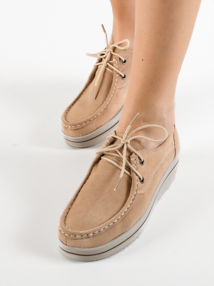 Scarpe casual Beige Auron - Img 3