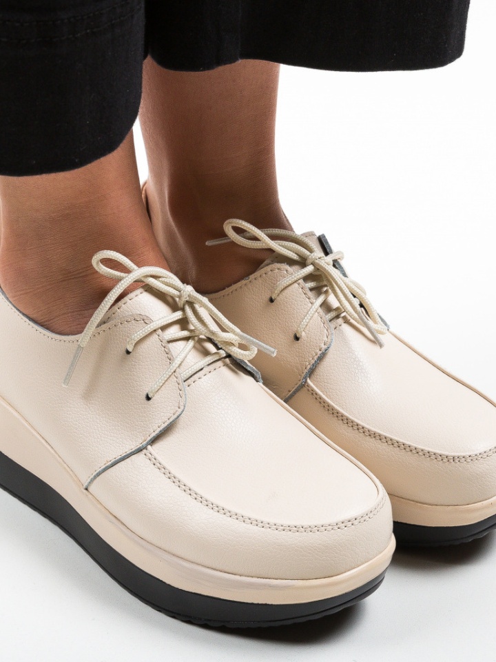 Scarpe casual Beige Creamt - Img 5