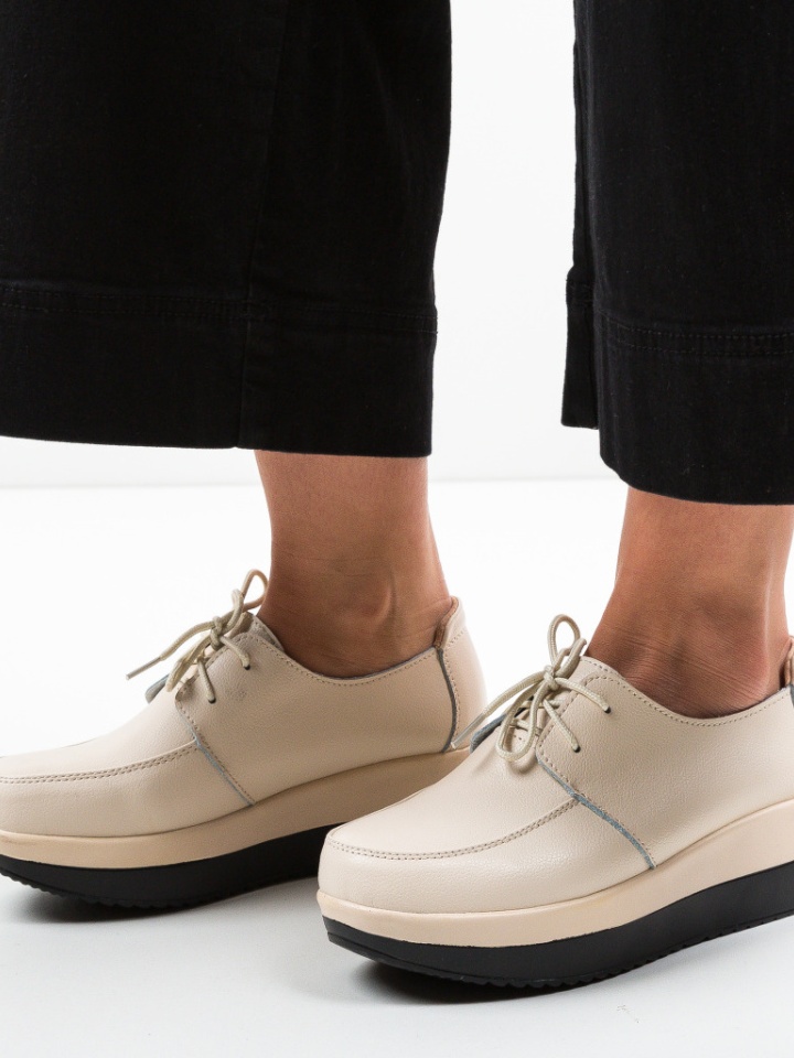 Scarpe casual Beige Creamt - Img 9
