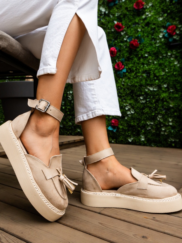 Scarpe casual Beige Kalin - Img 10