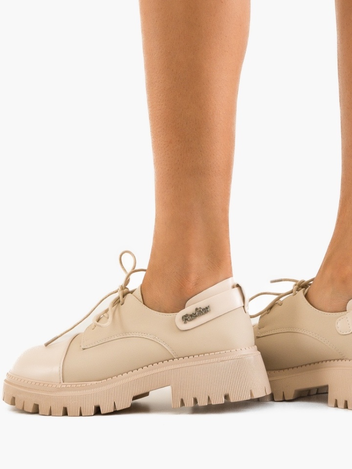 Scarpe casual Beige Luiza - Img 3