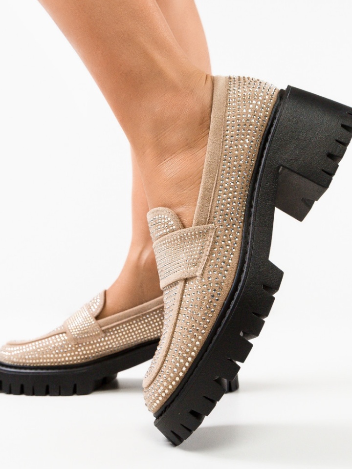 Scarpe casual Beige Marks - Img 2
