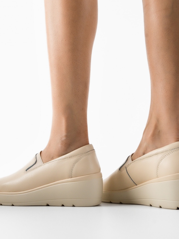 Scarpe casual Beige Yanam - Img 3