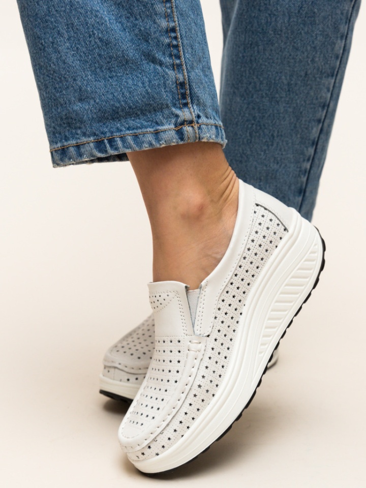 Scarpe casual Bianche Bicaz - Img 3