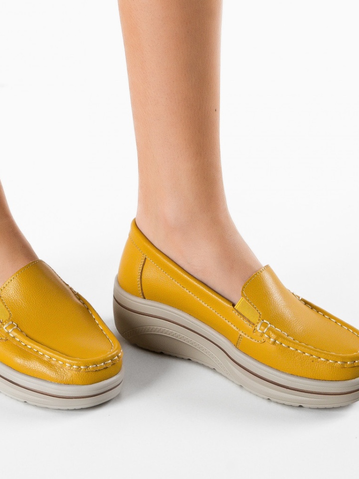 Scarpe casual Gialle Brienne - Img 3
