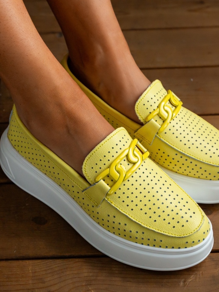 Scarpe casual Gialle Lezzer - Img 1