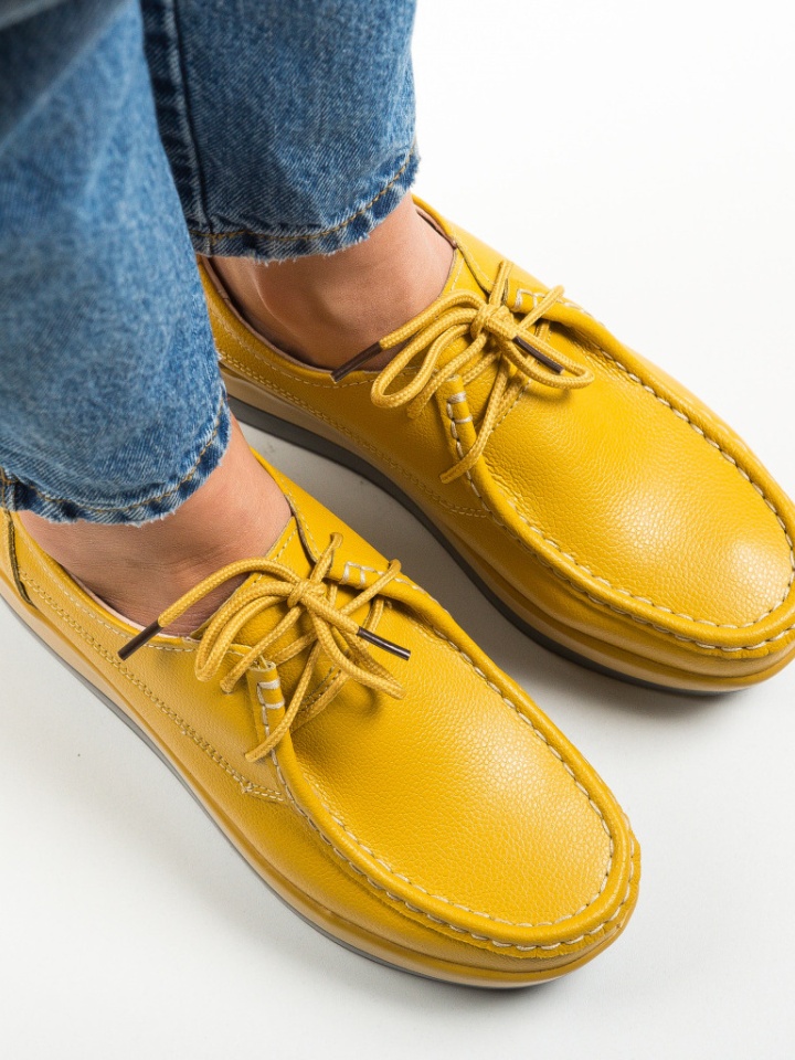 Scarpe casual Gialle Vlasta - Img 11