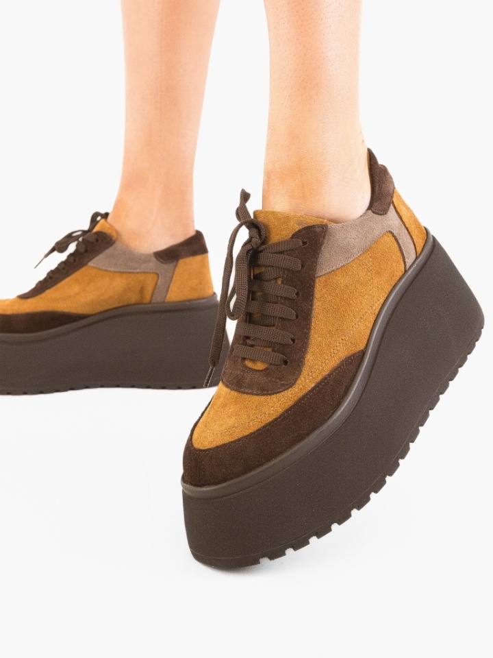 Scarpe casual Marroni Trekki - Img 3