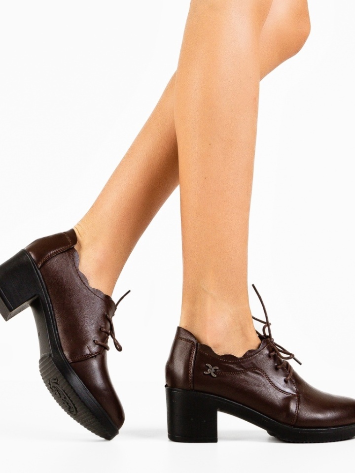 Scarpe casual Marroni Tyborc - Img 2