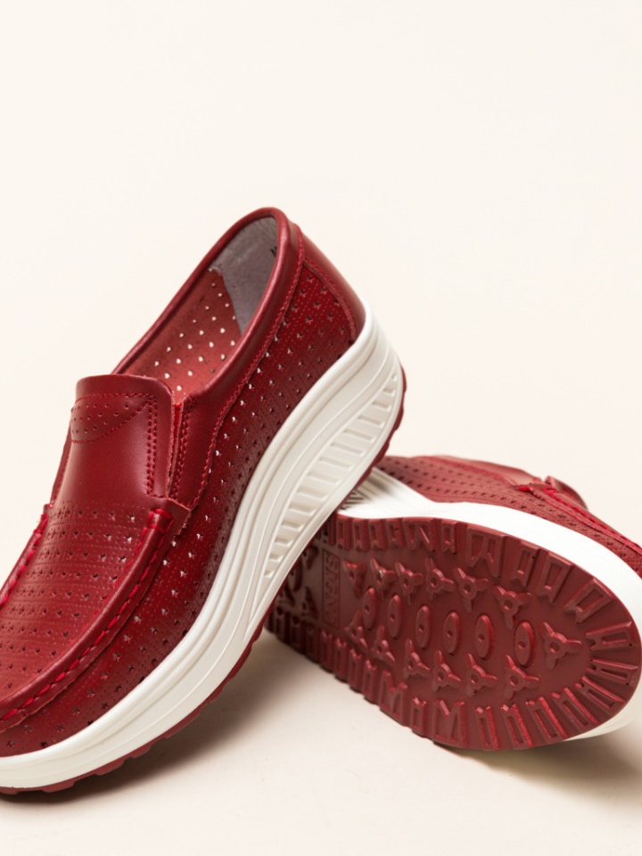 Scarpe casual Rosse Bicaz - Img 6