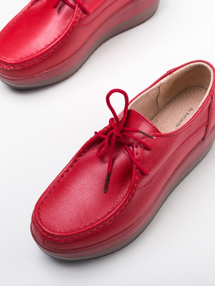 Scarpe casual Rosse Vlasta - Img 9