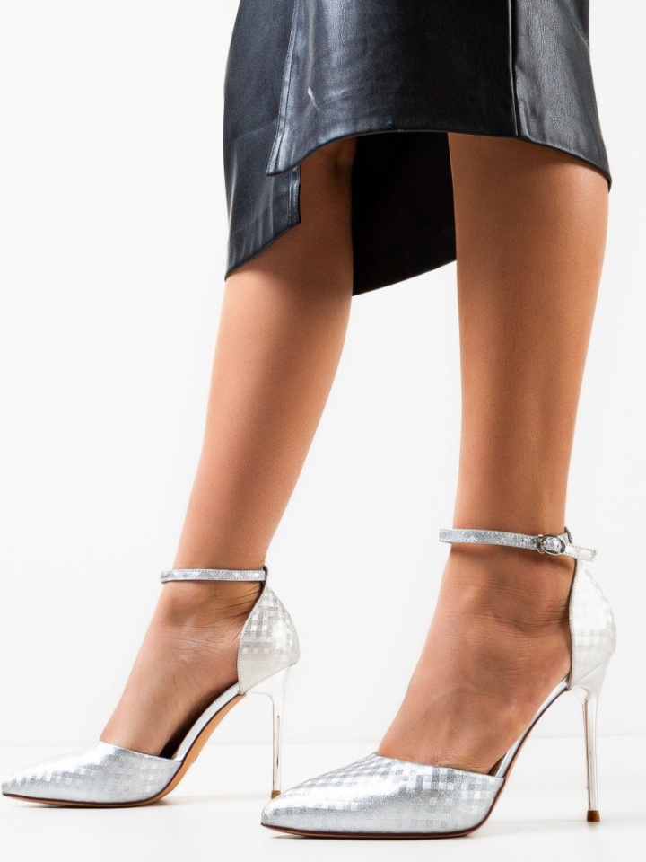 Scarpe da donna Argento Christina - Img 9