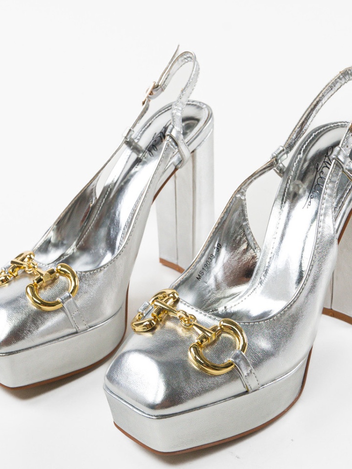 Scarpe da donna Argento Glaucia - Img 8