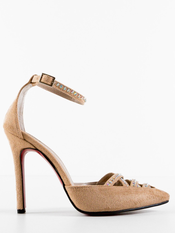Scarpe da donna Beige Alchonya - Img 4