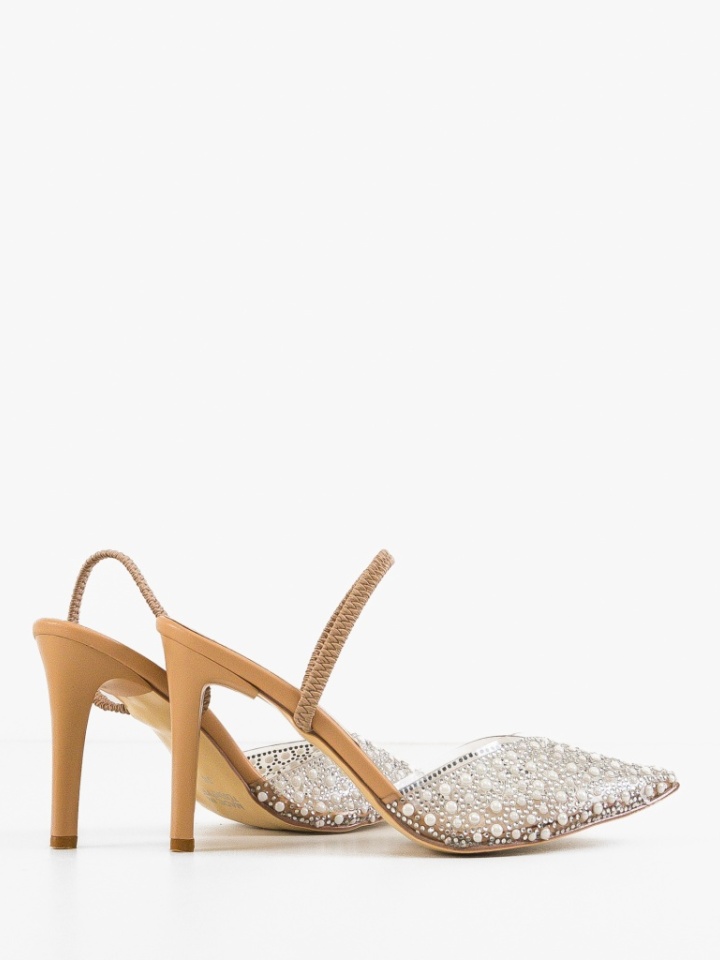 Scarpe da donna Beige Beto - Img 4