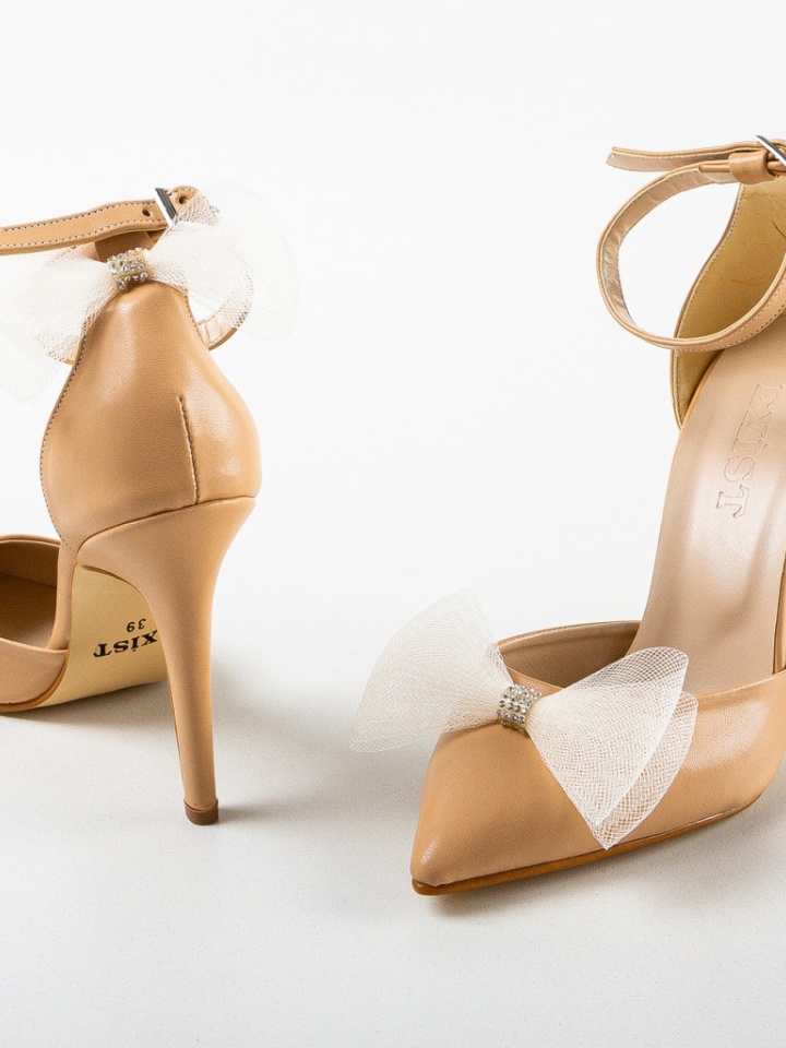 Scarpe da donna Beige Dumdum - Img 7