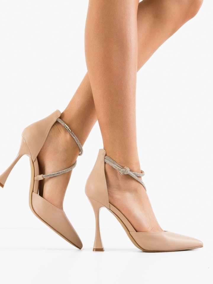 Scarpe da donna Beige Fatima - Img 1