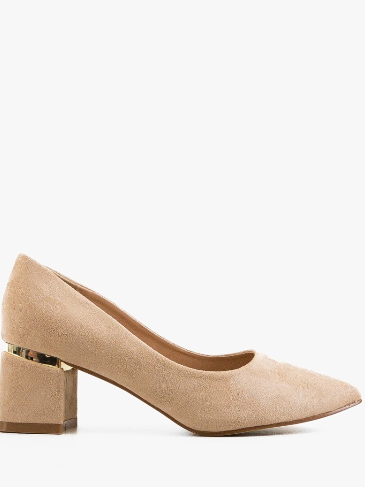 Scarpe da donna Beige Hazmelo - Img 5