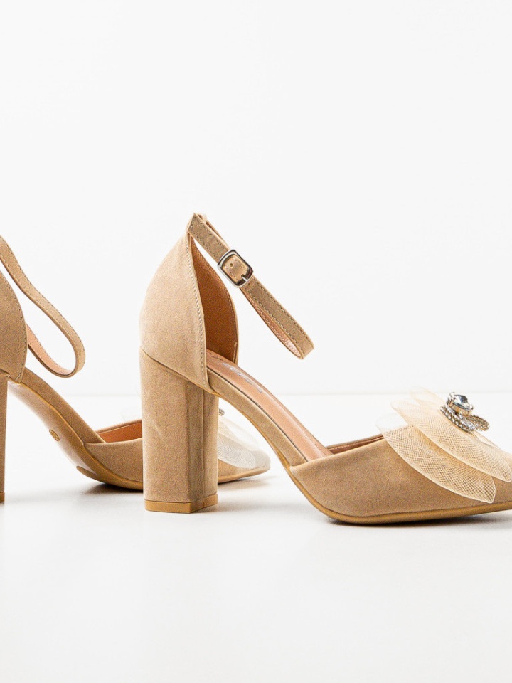 Scarpe da donna Beige Hersonisos - Img 8