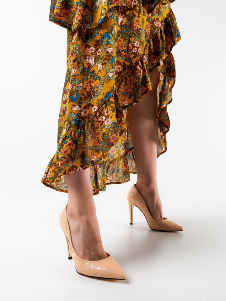 Scarpe da donna Beige Misy 4 - Img 5