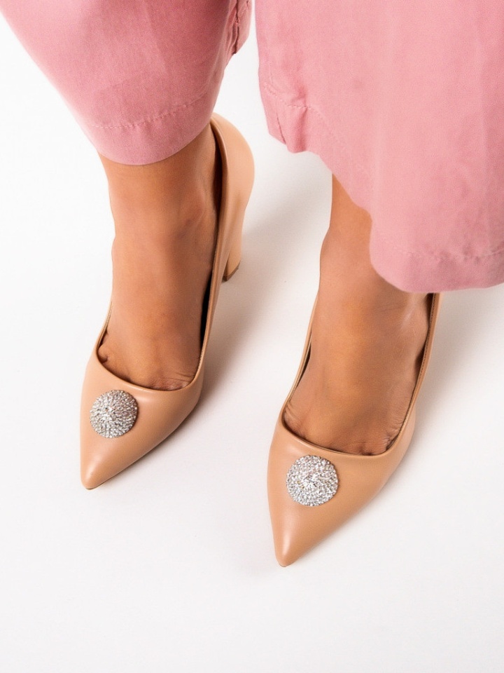 Scarpe da donna Beige Munyr - Img 1