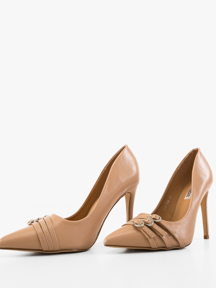 Scarpe da donna Beige Nelso - Img 5