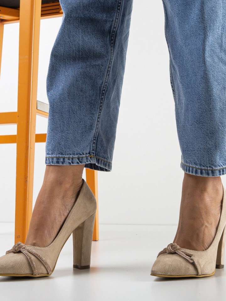 Scarpe da donna Beige Otbal - Img 9