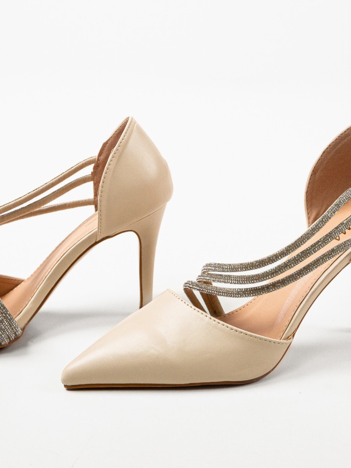 Scarpe da donna Beige Pratima - Img 13