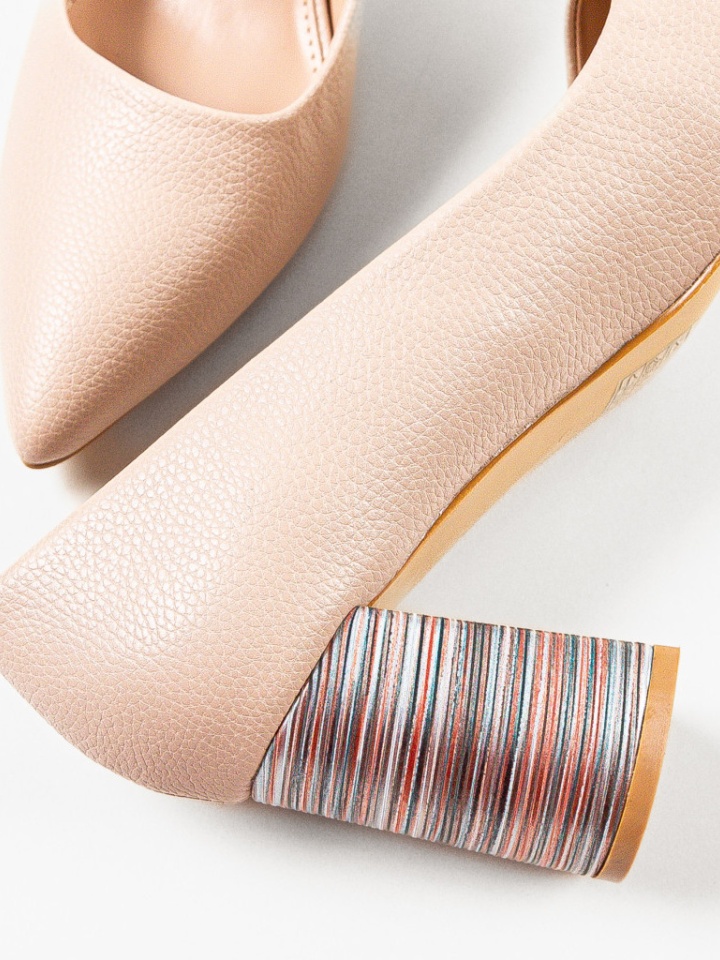 Scarpe da donna Beige Tuka - Img 8