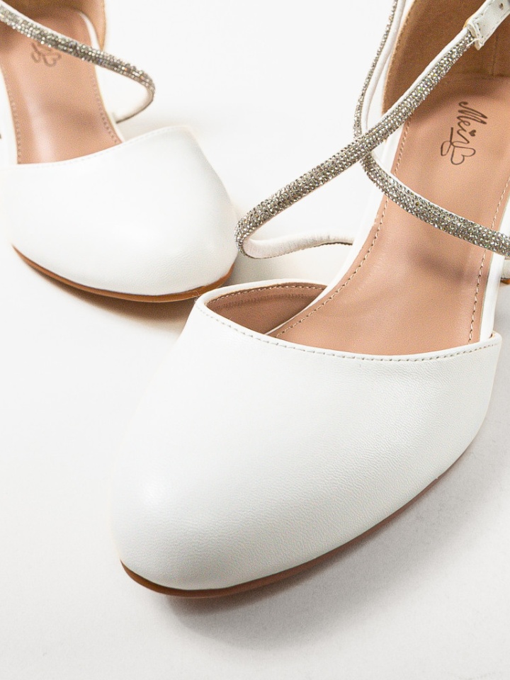 Scarpe da donna Bianche Plikam - Img 5