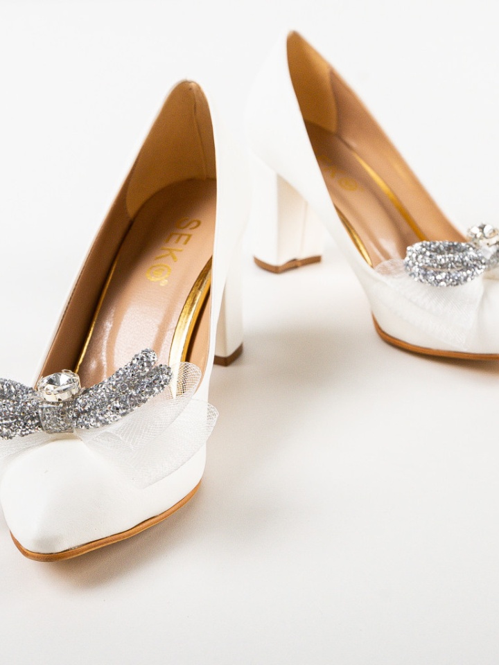 Scarpe da donna Bianche Scar - Img 8