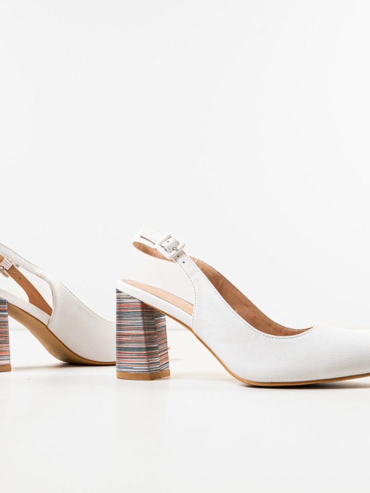 Scarpe da donna Bianche Soka - Img 7