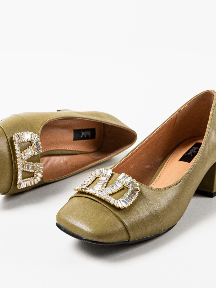 Scarpe da donna Khaki Strickl - Img 7