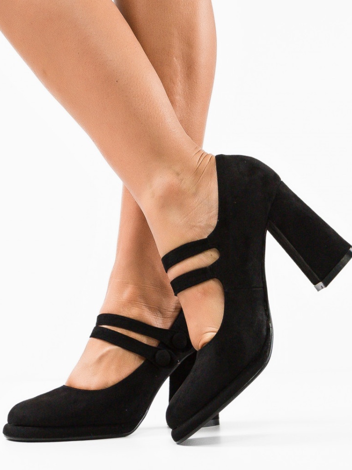 Scarpe da donna Nere Vintage 2 - Img 4