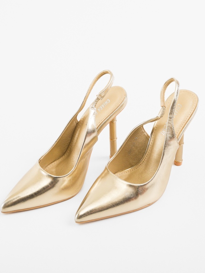 Scarpe da donna Oro Bates - Img 6