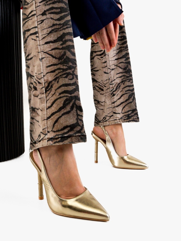 Scarpe da donna Oro Bates - Img 12