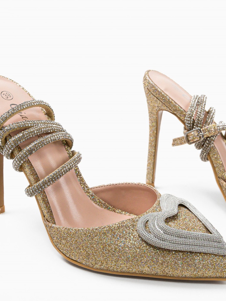 Scarpe da donna Oro Jeuness - Img 14
