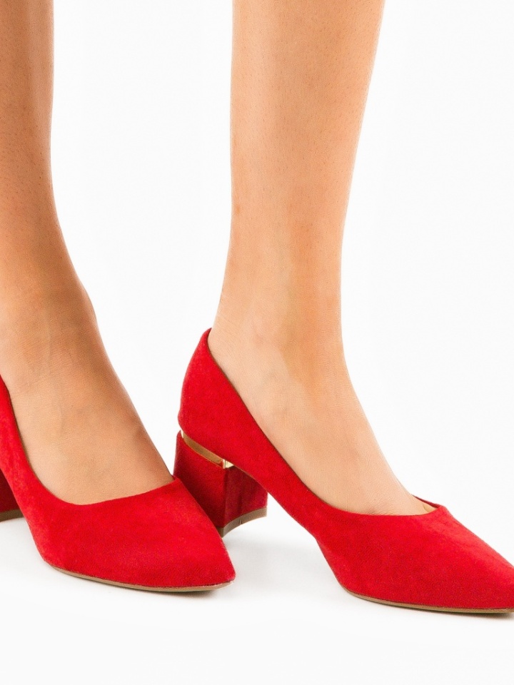 Scarpe da donna Rosse Hazmelo - Img 4