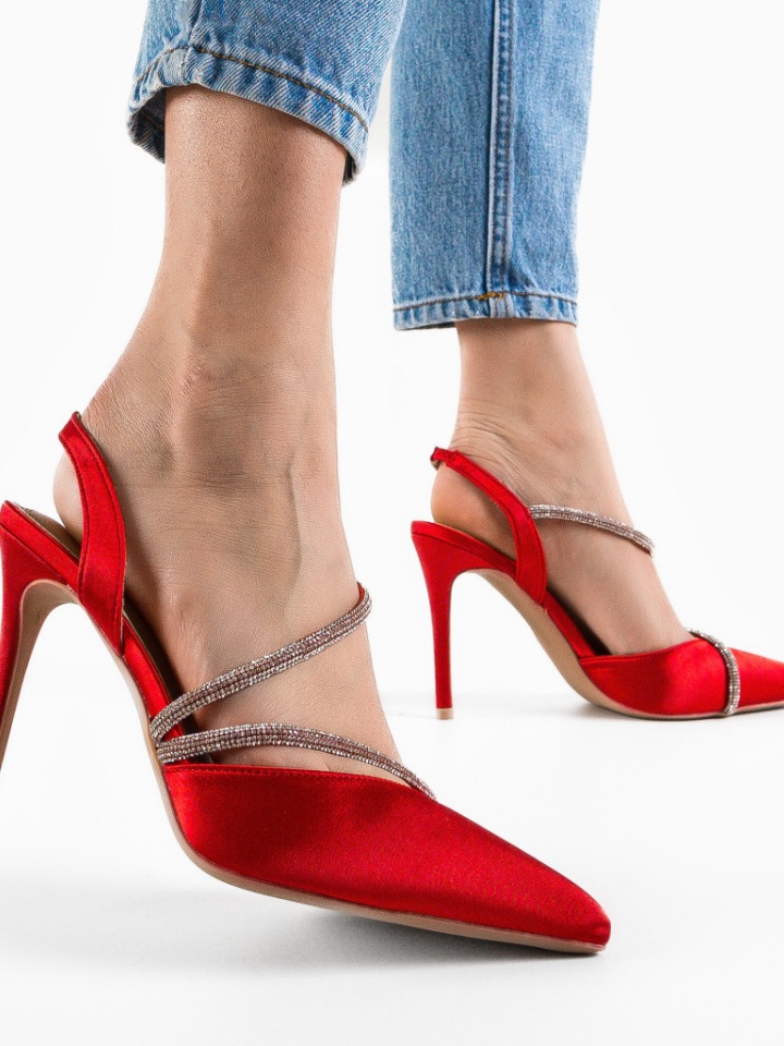 Scarpe da donna Rosse Khan - Img 3