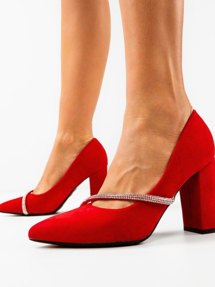 Scarpe da donna Rosse Pherick - Img 1