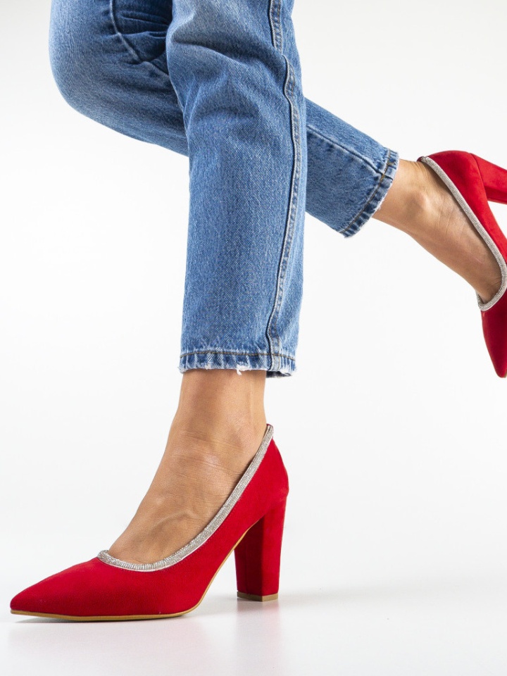 Scarpe da donna Rosse Reqop - Img 10