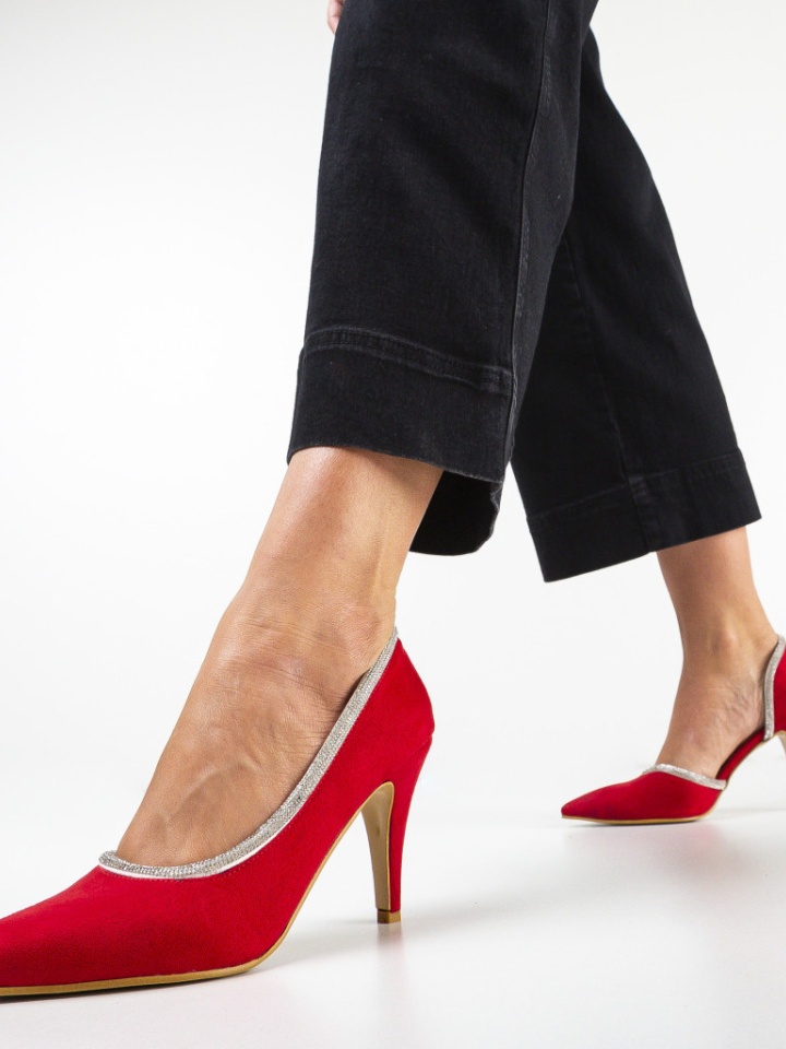 Scarpe da donna Rosse Wiham - Img 4