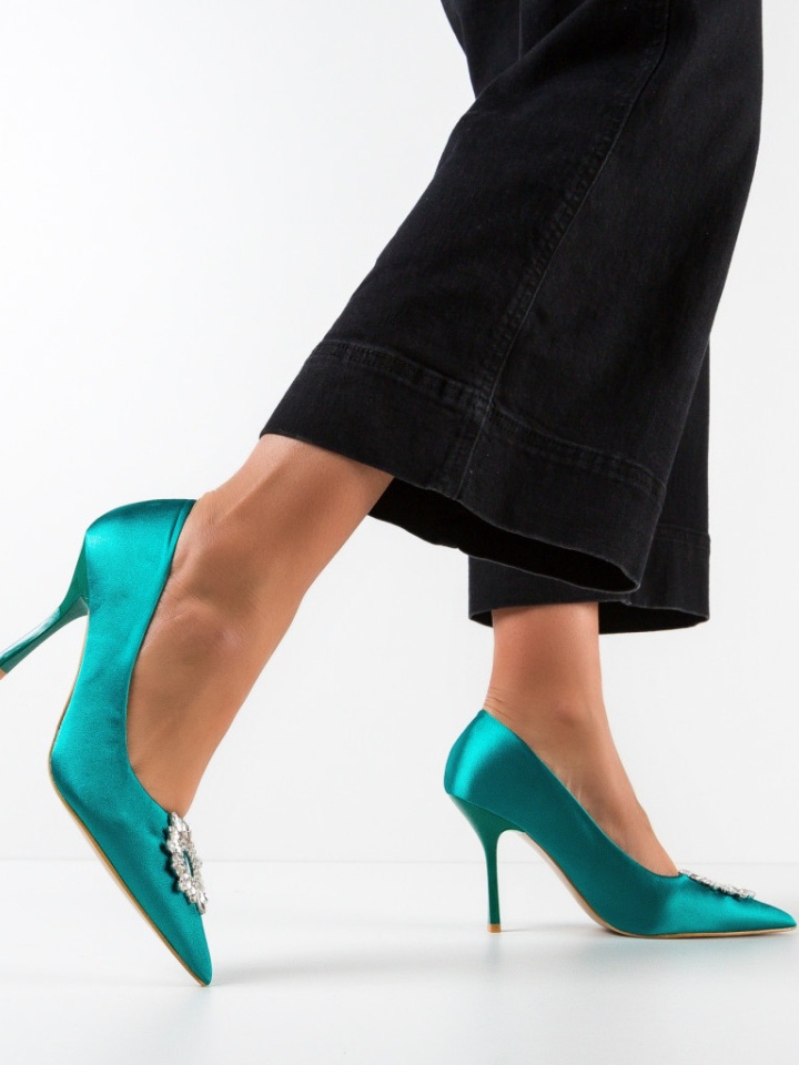 Scarpe da donna Verde Amayah - Img 10