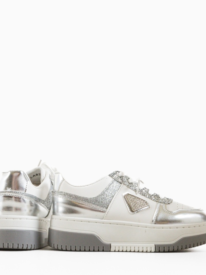 Scarpe sportive Argento Celestino - Img 6