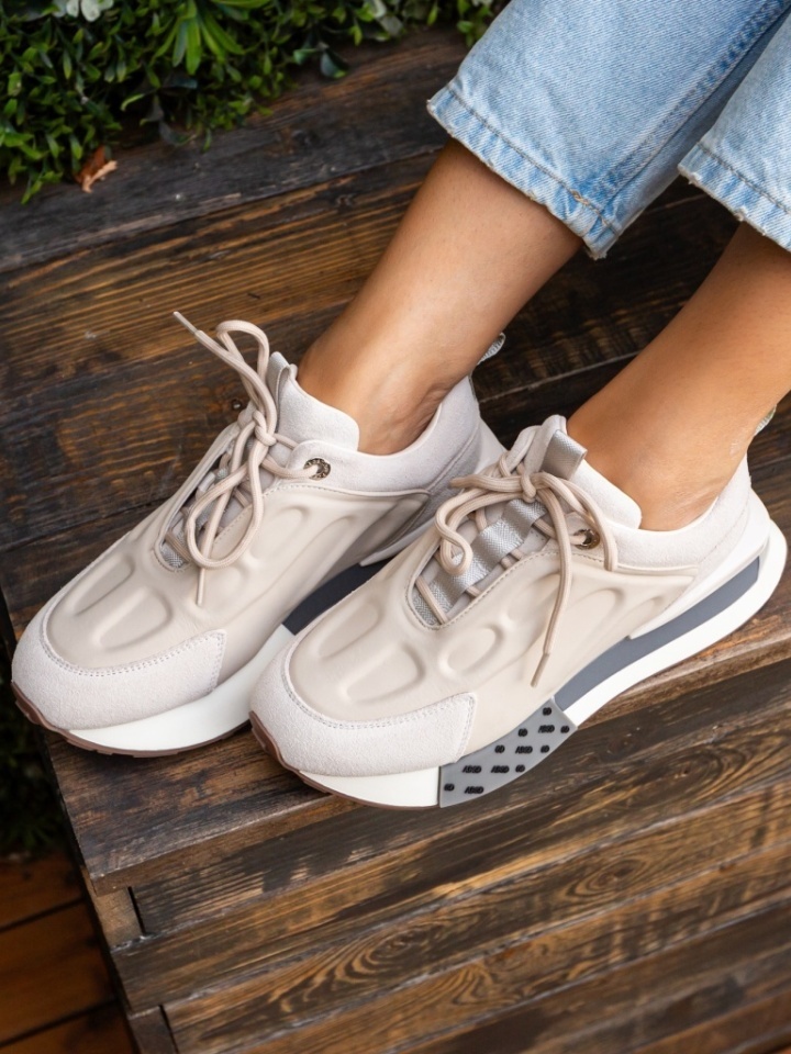 Scarpe sportive Beige Kajmer - Img 4